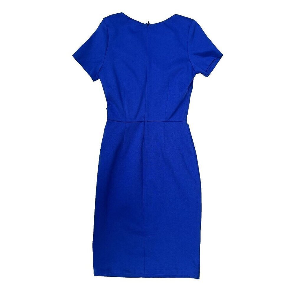 Love...Ady Ponte Short Sleeve Bodycon Dress Size XS COBALT BLUE - Picture 3 of 8